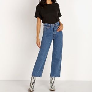 Levi’s Ribcage High-Waisted Straight Leg Jean – Georgie, size 29